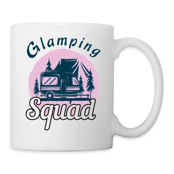 Camp Squad Adventure Vacation Glamp Go Camping - Tasse - Weiß - Rechts
