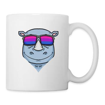 Bisexuell Nashorn Geschenk - Tasse - Weiß - Rechts