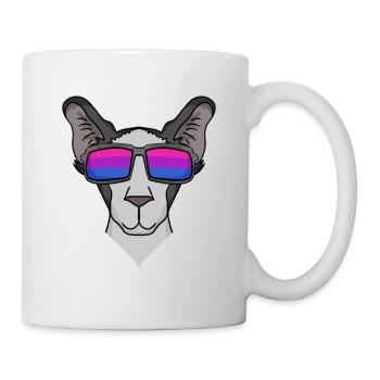 Bisexual Oriental Shorthair Cat Gift - Mug - white - Right
