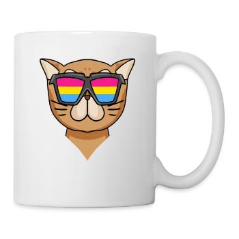 Cat RainbowwPansexual Persian Cat - Mug - white - Right