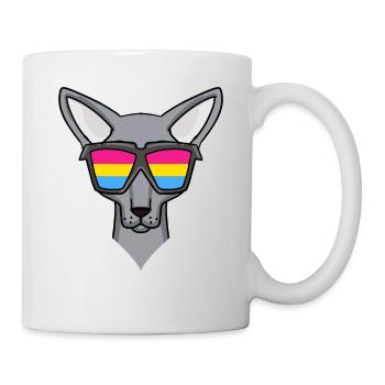 Pansexuell Sphynx - Katze mit Brille - Tasse - Weiß - Rechts