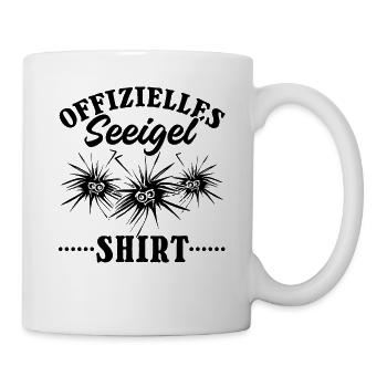 Seeigel Lustige Seeigeln - Offizielles Seeigel - Tasse - Weiß - Rechts