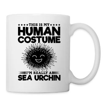 Das ist mein menschliches Kostüm Ich bin wirklich - Tasse - Weiß - Rechts