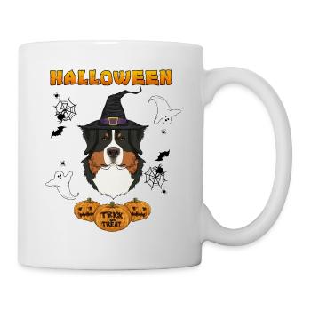 Happy Halloween I Dog Lover I Bernese Mountain Dog - Mug - white - Right