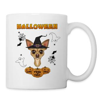 Happy Halloween I Dog Lover I Chihuahua - Mug - white - Right