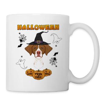 Happy Halloween I Dog Lover I Brittany - Mug - white - Right