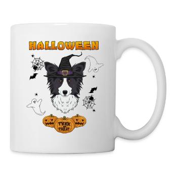 Joyeux Halloween I Dog Lover I Border Collie - Mug blanc - blanc - Droite