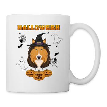 Happy Halloween I Dog Lover I Collie - Mug - white - Right