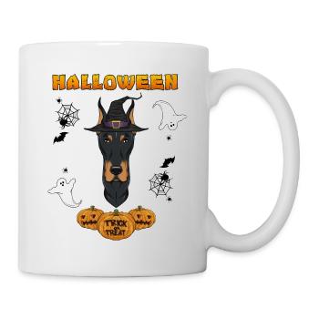 Happy Halloween I Dog Lover I Doberman - Mug - white - Right