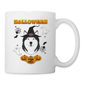 Happy Halloween I Dog Lover I Husky - Mug - white - Right