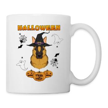 Happy Halloween I Dog Lover I German Shepherd - Mug - white - Right