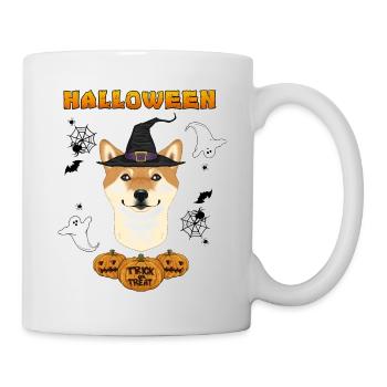 Joyeux Halloween I Amoureux des chiens I Shiba Inu - Mug blanc - blanc - Droite