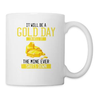 Gold Digger Gold Panning Gold Mining Designs - Mug - white - Right
