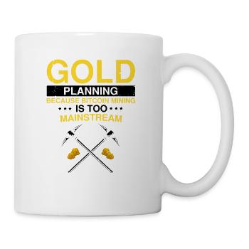 Gold Digger Gold Panning Gold Mining Designs - Mug - white - Right