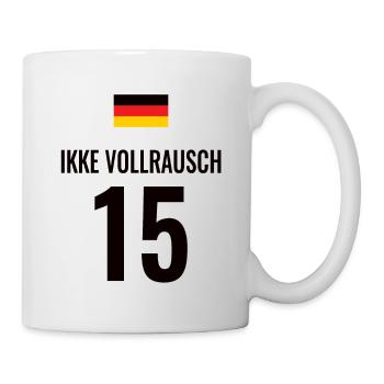 Fußball Sauf Trikot Deutschland Mallorca Gruppen - Tasse - Weiß - Rechts
