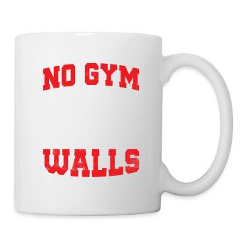 No Gym - Just Walls Parkour Traceur - Tasse - Weiß - Rechts