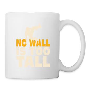 Aucun mur n’est trop grand Traceur Parkour - Mug blanc - blanc - Droite