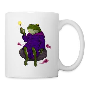 Wizard and magician - magical frog - Mug - white - Right