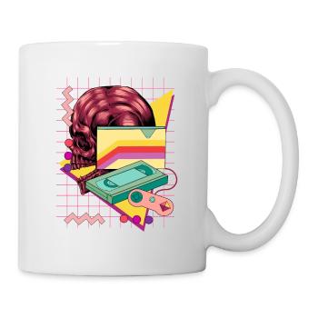 Retro gamblers and gaming - Mug - white - Right