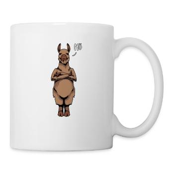 Lama Neinsager - Tasse - Weiß - Rechts