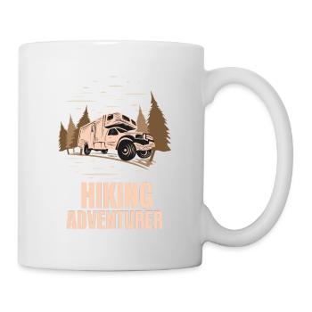 aventurier de randonnée - Mug blanc - blanc - Droite