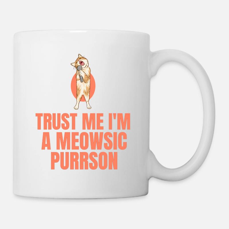 Music cat - Mug - white
