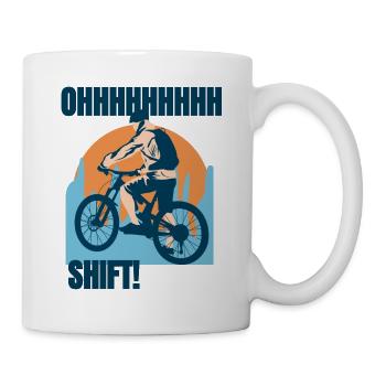 VTT - Mug blanc - blanc - Droite