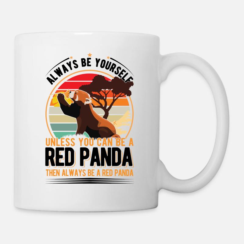 Roter Panda Geschenk Red Panda - Tasse - Weiß