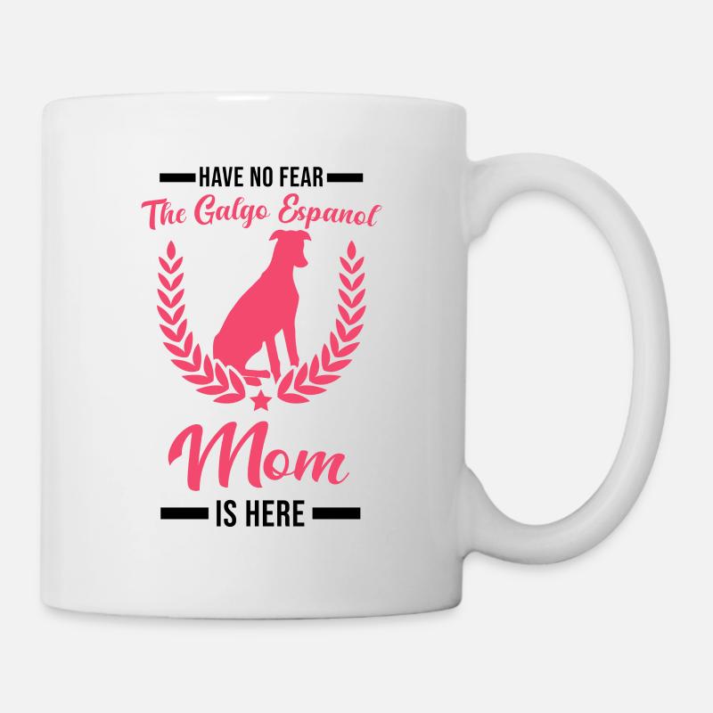 Galgo Espanol Mama Lévrier espagnol - Mug blanc - blanc