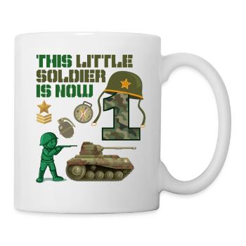 This little soldier is now 1 Army Tank 1. - Mug - white - Right