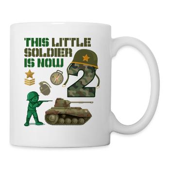 Ce petit soldat est maintenant 2 char de l’armée 2nd - Mug blanc - blanc - Droite