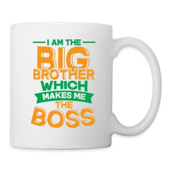 Bruder Chef - Tasse - Weiß - Rechts
