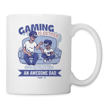 Vater - Tasse - Weiß - Rechts