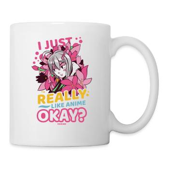 I Love Anime Japan Manga Cosplay Nerd Gift - Mug - white - Right