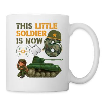This little soldier is now 6 Army Tank 6. - Mug - white - Right