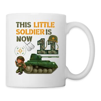 This little soldier is now 11 Army Tank 11. - Mug - white - Right