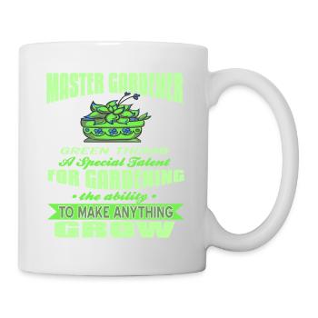 Green Thumb A Special Talent For Gardening Present - Mug - white - Right