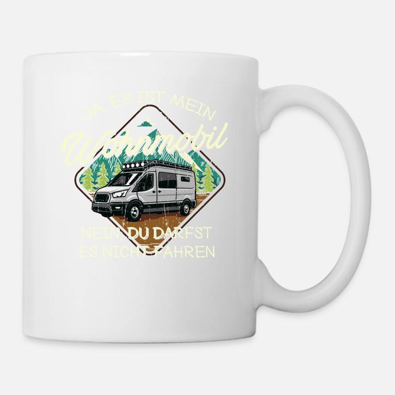 Ja das ist mein Wohnmobil - Tasse - Weiß