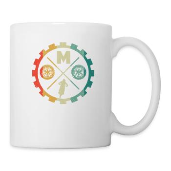 Funny Moto Cross Dirt Bike Motocross Biker - Tasse - Weiß - Rechts