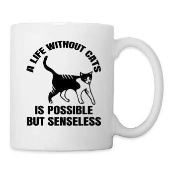 Cat Kitten Pet Cat Cats Domestic Cat - Mug - white - Right