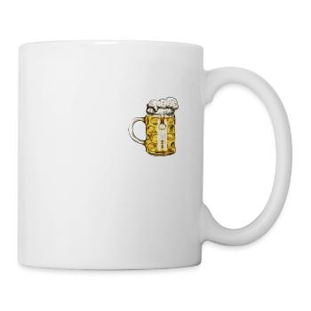 Woche Bier Trinken Saufen Party - Tasse - Weiß - Rechts