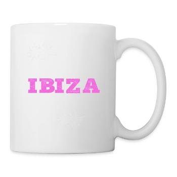 Ibiza Sommer Sonne Strand Meer Palmen Urlaub - Tasse - Weiß - Rechts