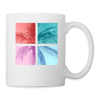 Mallorca Sommer Sonne Strand Meer Palmen Urlaub - Tasse - Weiß - Rechts
