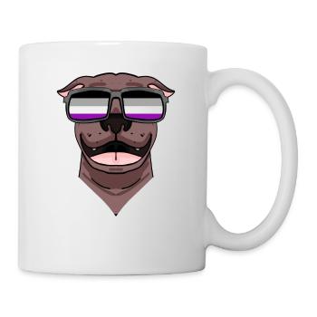 Asexuell Lgbt American Pit Bull Terrier - Tasse - Weiß - Rechts