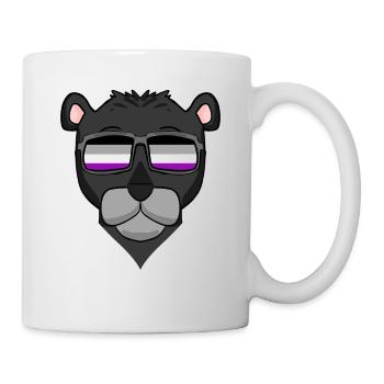 Asexual Lgbt Black Panther Asexuality - Mug - white - Right