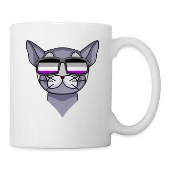 Asexuel Lgbt British Shorthair Cat Asexualité - Mug blanc - blanc - Droite