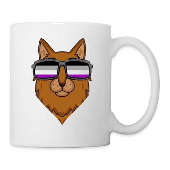 Asexuel Lgbt Somali Cat Asexualité - Mug blanc - blanc - Droite