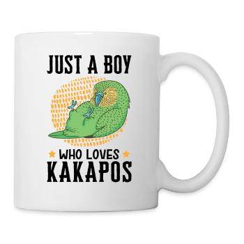 Only a boy who loves Kakapos loves Kakapo - Mug - white - Right