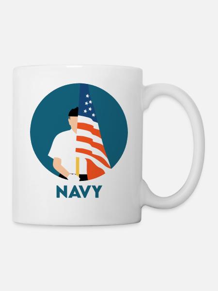 Kriegsmarine - Tasse - Weiß
