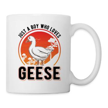 Geese Young goose breeder goose - Mug - white - Right